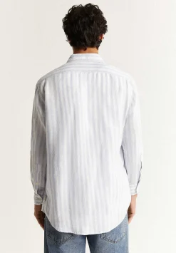 Scalpers Casual<Striped Linen Shirt