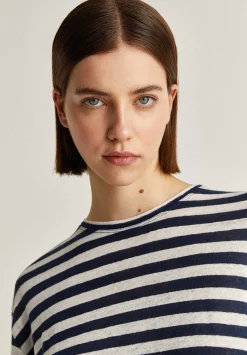 Scalpers T-Shirts And Tops<Striped Linen T-Shirt