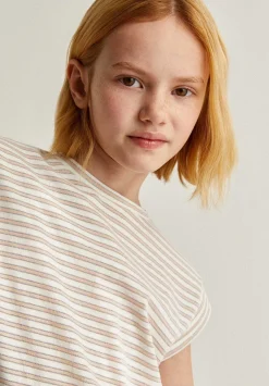 Scalpers Tshirts<Striped Lurex T-Shirt
