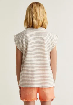 Scalpers Tshirts<Striped Lurex T-Shirt