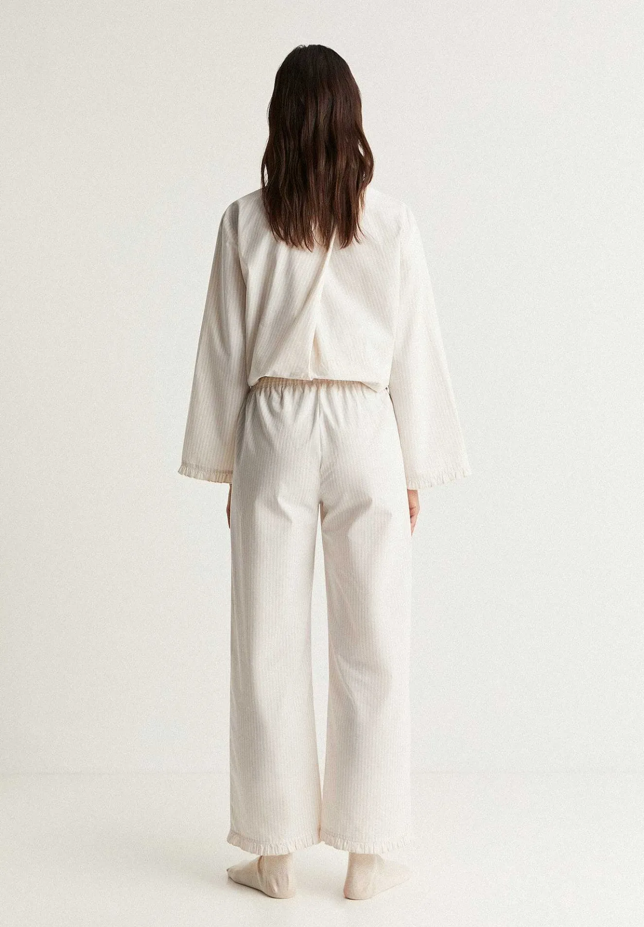 Scalpers Pajamas<Striped Pajamas With Bow Detail