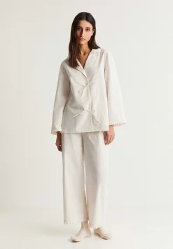 Scalpers Pajamas<Striped Pajamas With Bow Detail