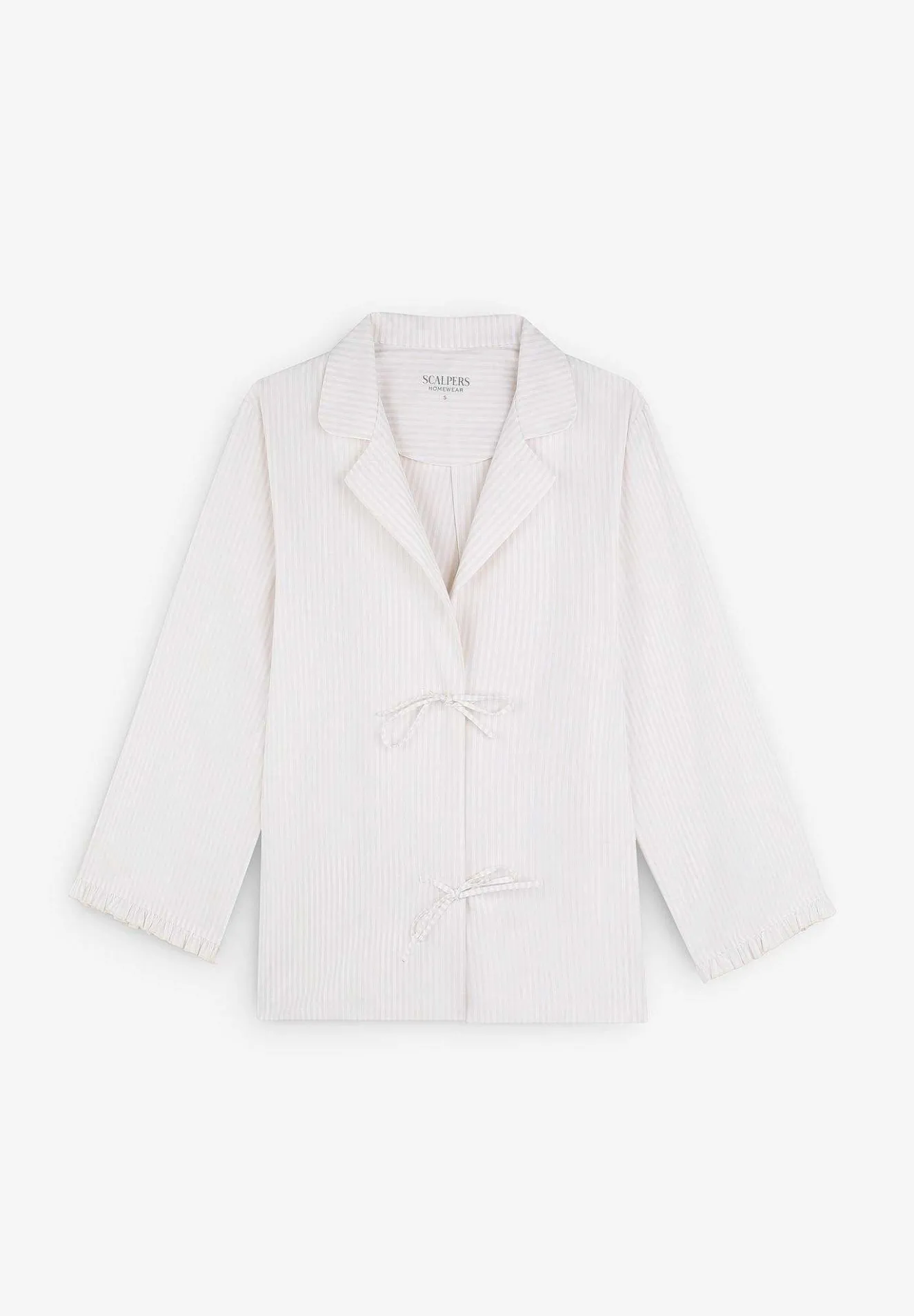 Scalpers Pajamas<Striped Pajamas With Bow Detail