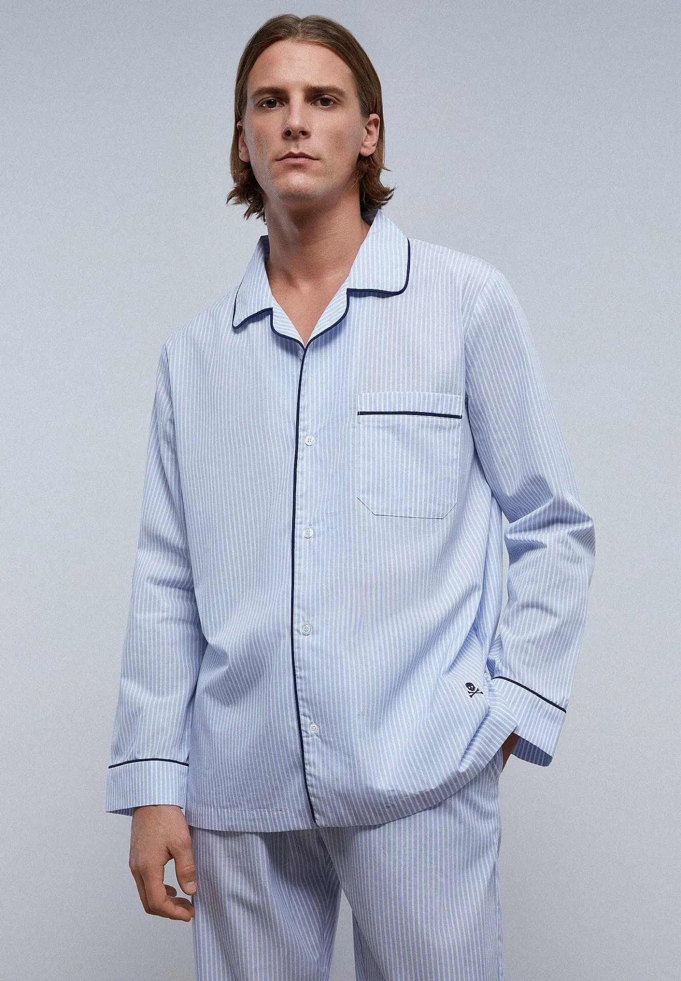 Scalpers Pajamas<Striped Pajamas With Contrast Trim