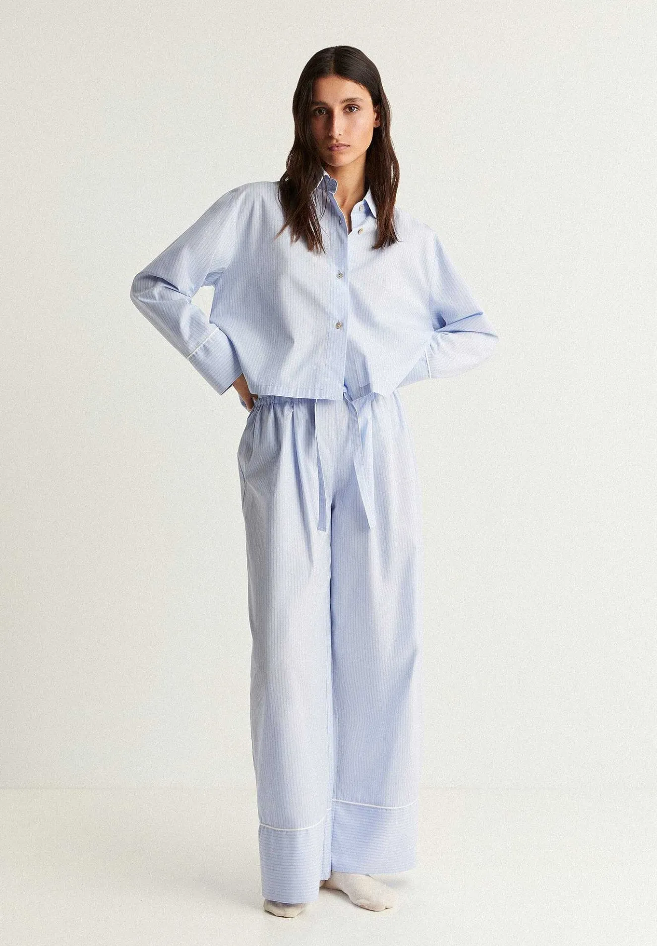 Scalpers Pajamas<Striped Pajamas With Contrast Trim