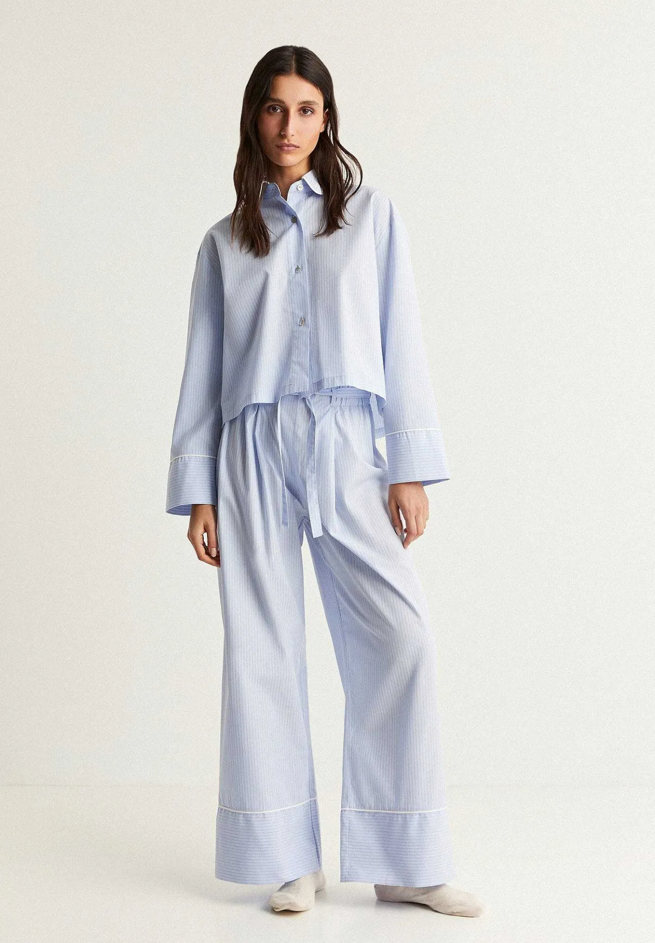 Scalpers Pajamas<Striped Pajamas With Contrast Trim