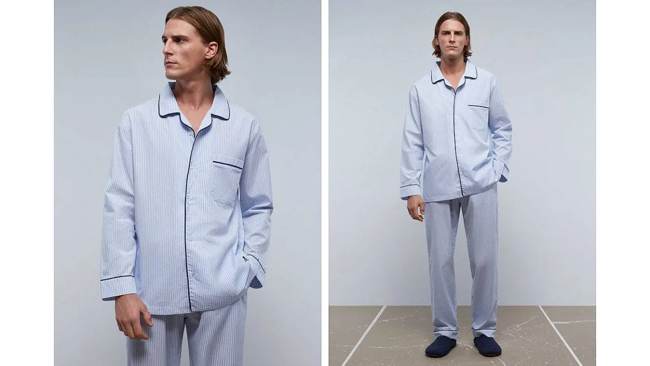 Scalpers Pajamas<Striped Pajamas With Contrast Trim
