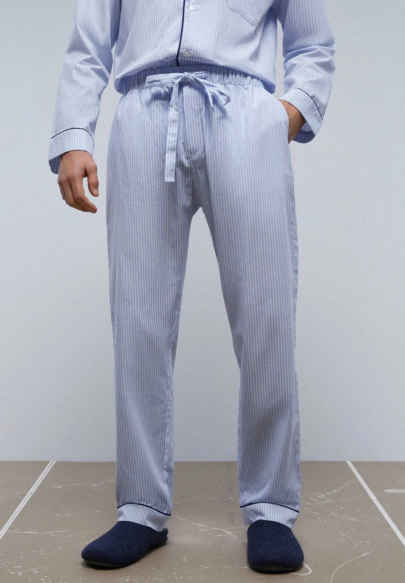 Scalpers Pajamas<Striped Pajamas With Contrast Trim