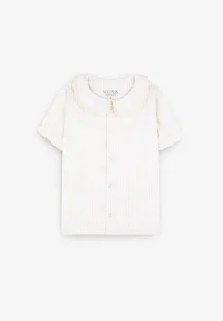 Scalpers Pajamas<Striped Pajamas With Embroidered Strip Neck