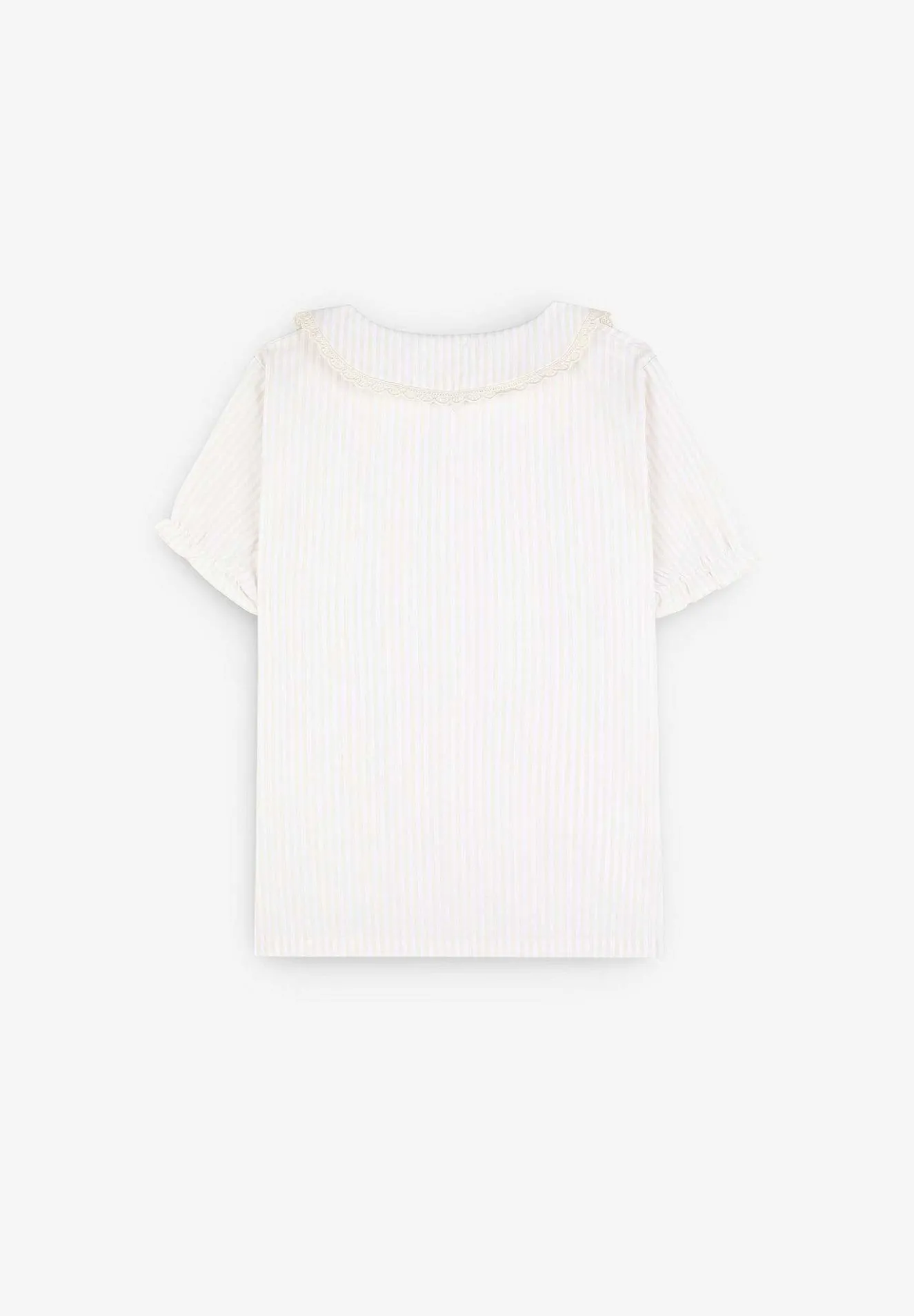 Scalpers Pajamas<Striped Pajamas With Embroidered Strip Neck
