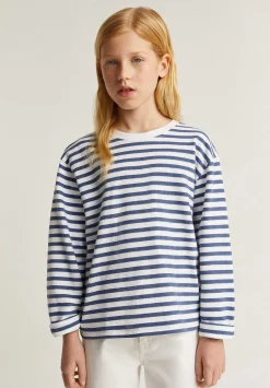 Scalpers Sweatshirts<Striped Skull Outline Sweatshirt