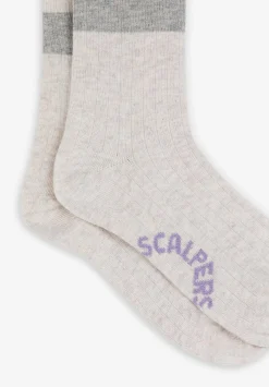 Scalpers Accessories<Striped Skull Socks