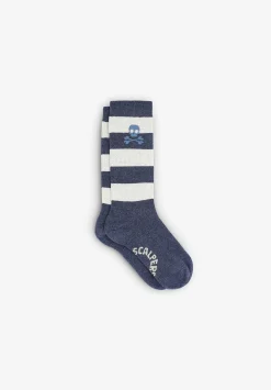 Scalpers Socks<Striped Skull Socks