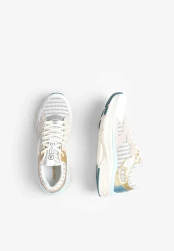 Scalpers Sneakers<Striped Sneakers With Metallic Detail