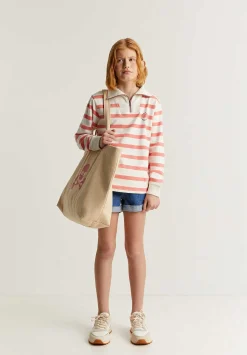 Scalpers Sweatshirts<Striped Sweatshirt With Zipper Detail