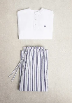 Scalpers Pajamas<Striped Trouser Detail Pajamas