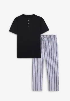 Scalpers Pajamas<Striped Trouser Detail Pajamas