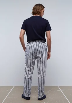 Scalpers Pajamas<Striped Trouser Detail Pajamas