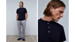 Scalpers Pajamas<Striped Trouser Detail Pajamas