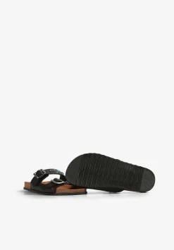 Scalpers Sandals<Studded Buckle Leather Sandals