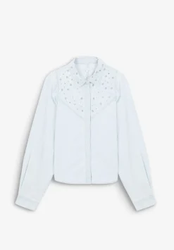 Scalpers Shirts<Studded Denim Shirt
