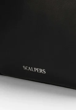 Scalpers Fur<Studded Leather Hobo Bag