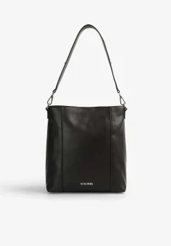 Scalpers Fur<Studded Leather Hobo Bag