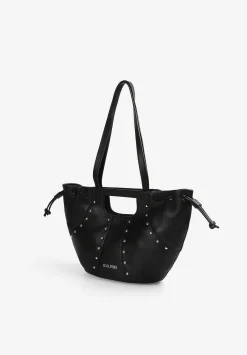 Scalpers Fur<Studded Shoulder Leather Bag