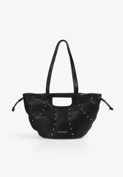 Scalpers Fur<Studded Shoulder Leather Bag
