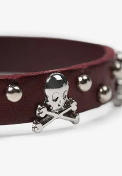 Scalpers Imitation Jewelry<Studded Skulls Bracelet