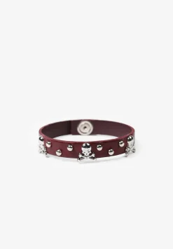 Scalpers Imitation Jewelry<Studded Skulls Bracelet