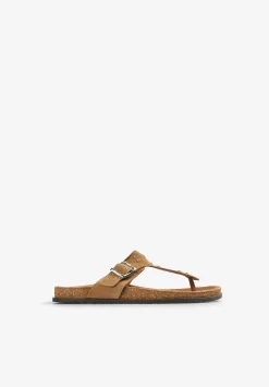 Scalpers Sandals<Studded Suede Flat Sandals