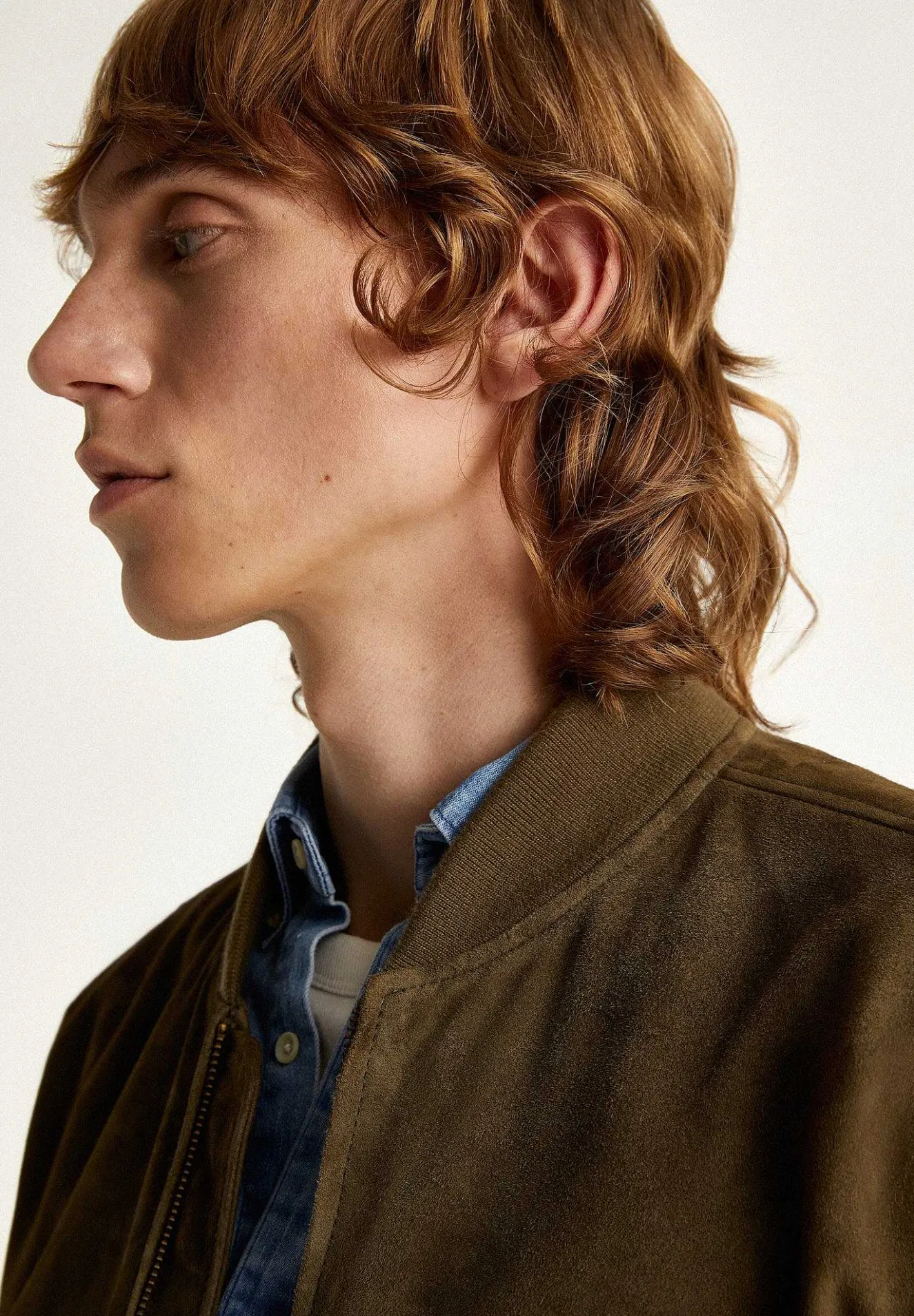 Scalpers Jackets And Jackets<Suede Bomber Jacket