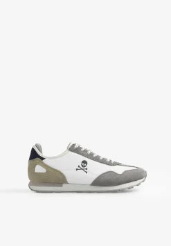 Scalpers Sneakers<Suede Skull Sneakers