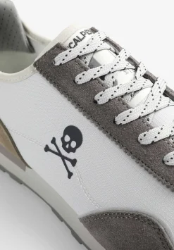 Scalpers Sneakers<Suede Skull Sneakers