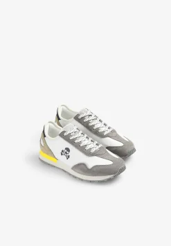 Scalpers Footwear<Suede Skull Sneakers
