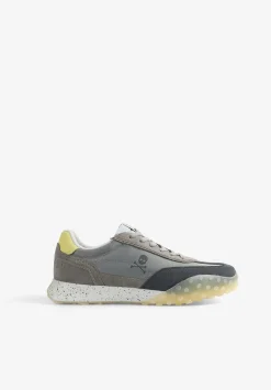 Scalpers Sneakers<Suede Sneakers With Speckled Sole