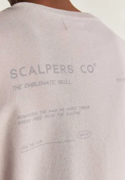Scalpers Sweatshirts<Sweatshirt With Chest Patch Detail