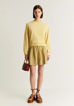 Scalpers Sweatshirts<Sweatshirt With Flower Stitching Detail