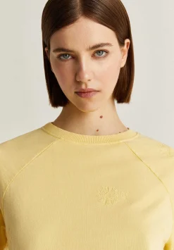 Scalpers Sweatshirts<Sweatshirt With Flower Stitching Detail