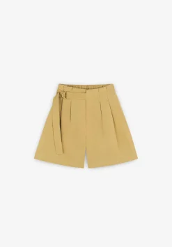 Scalpers Bermuda<Tencel Bermuda Shorts With Belt Detail