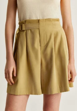 Scalpers Bermuda<Tencel Bermuda Shorts With Belt Detail