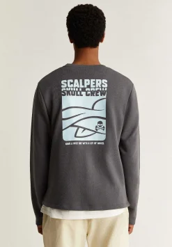 Scalpers Sweatshirts<Terry Pocket Detail Sweatshirt
