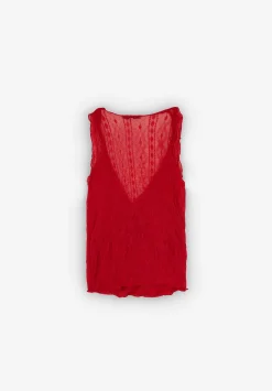 Scalpers T-Shirts And Tops<Textured Cross Top