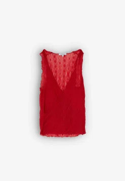 Scalpers T-Shirts And Tops<Textured Cross Top