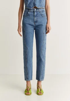 Scalpers Jeans<Textured Denim Jeans