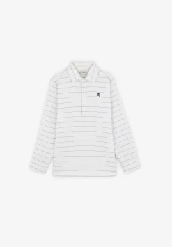 Scalpers Shirts<Thin Striped Polo Shirt