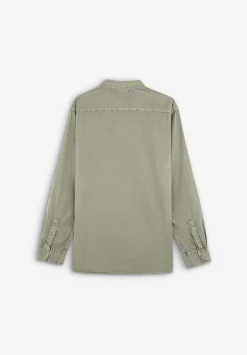 Scalpers Casual<Tone Embroidered Skull Shirt