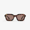 Scalpers Glasses<Tortoiseshell Effect Paste Square Sunglasses