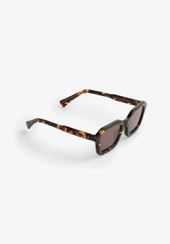 Scalpers Glasses<Tortoiseshell Effect Paste Square Sunglasses